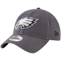 Men's Philadelphia Eagles New Era Graphite Core Classic 9TWENTY Adjustable Hat 3066331